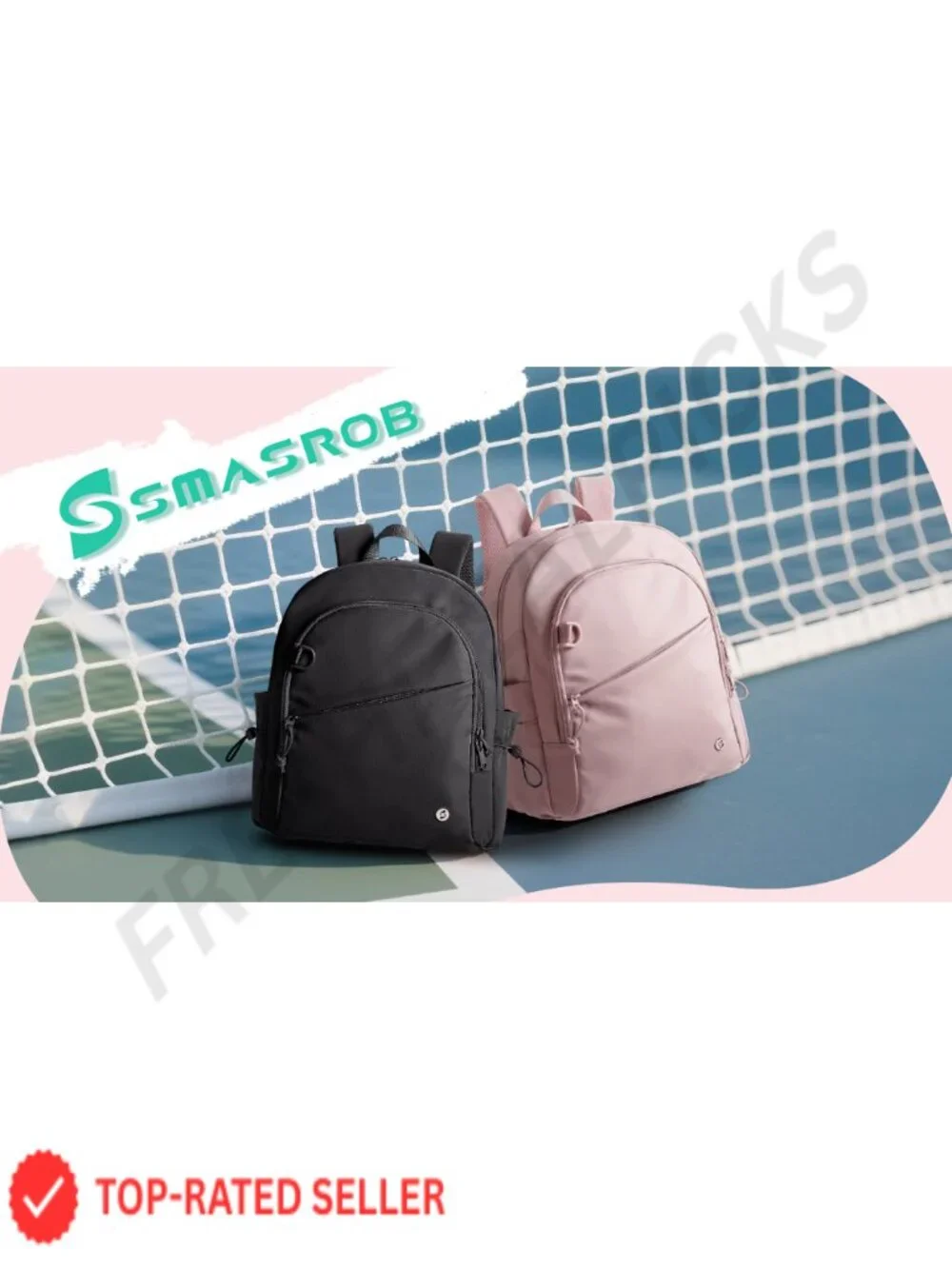 Water Repellent Mini Backpack with RFID Blocking Pocket